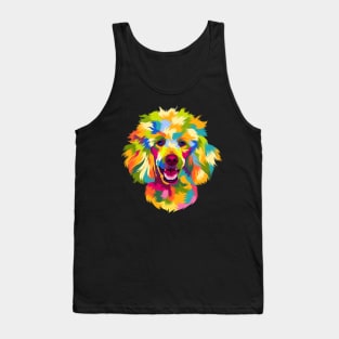 Poodle Dog Pop Art Tank Top